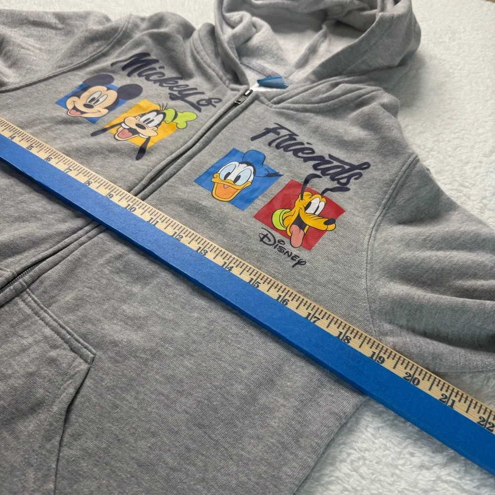 Disney Kid’s Mickey & Friends Hoodie‎ Full Zip XL 14/16 Goofy, Donald, Pluto